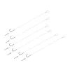 Delphin FLR Sting 8cm 0.22mm #6 Voorgebonden Weerhaakloze Haak met Bait Spike 6st
