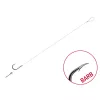 Delphin FLR Sting 8cm 0.22mm #6 Voorgebonden Weerhaak Haak met Bait Spike 6st