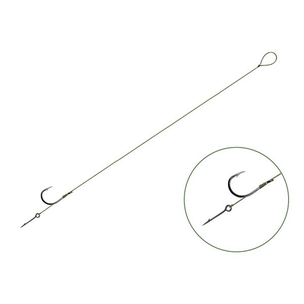 Delphin NOLIMIT 12cm maat 6, met oog, met weerhaak, voorgeregen haak met aaspen 6 stuks