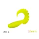 Delphin Twista UVs - Geel 10cm Plastic Aas 5 stuks