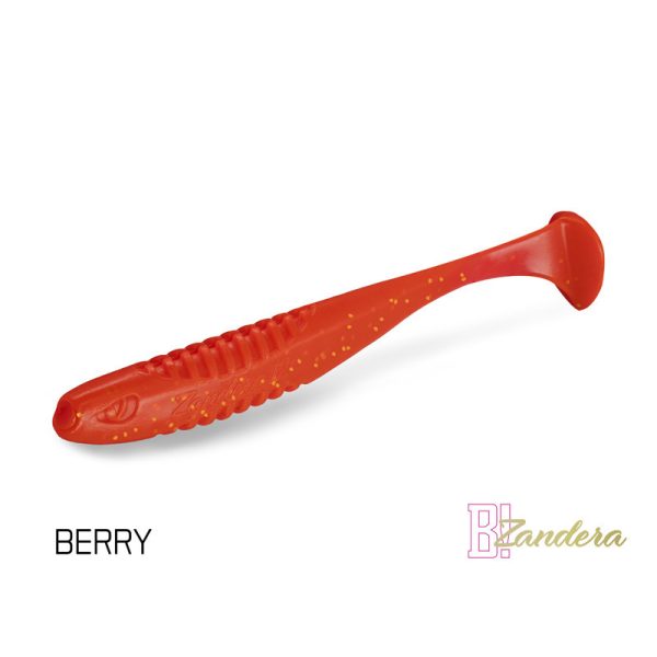Delphin Zandera UVs - Berry 10cm Plastic Kunstaas 5 stuks