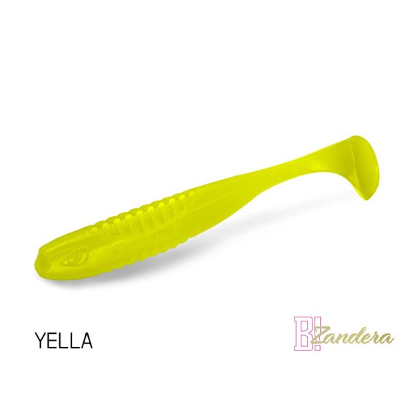 Delphin Zandera UVs - Yella 10cm Plastic Kunstaas 5 stuks