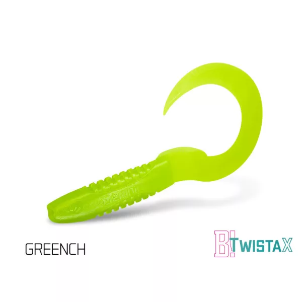 Delphin TwistaX Eeltail UVs - Greench 15cm Plastic Aas 5 stuks