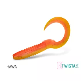 Delphin TwistaX Eeltail UVs - Hawai 6cm Plastic Aas 5 stuks