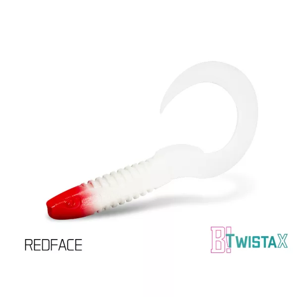 Delphin TwistaX Eeltail UVs - Redface 6cm Plastic Aas 5 stuks