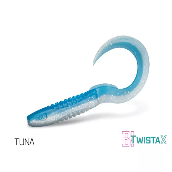 Delphin TwistaX Eeltail UVs - Tuna 6cm Plastic Aas 5 stuks