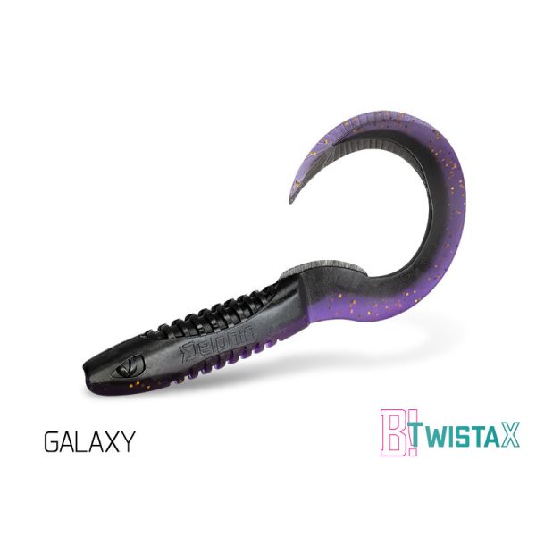 Delphin TwistaX Eeltail UVs - Galaxy 6cm Plastic Aas 5 stuks