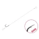 Delphin FLR Loop 8cm 0,22mm 10 Voorgebonden haak met oog en weerhaak 6 stuks