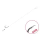 Delphin FLR Sting 8cm 0,22mm 12 Voorgebonden haak met oog, met weerhaak, met aaspies 6 stuks