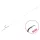 Delphin FLR Sting 12cm 0,22mm 12 Voorgebonden haak met oog, met weerhaak, met aaspies 6 stuks