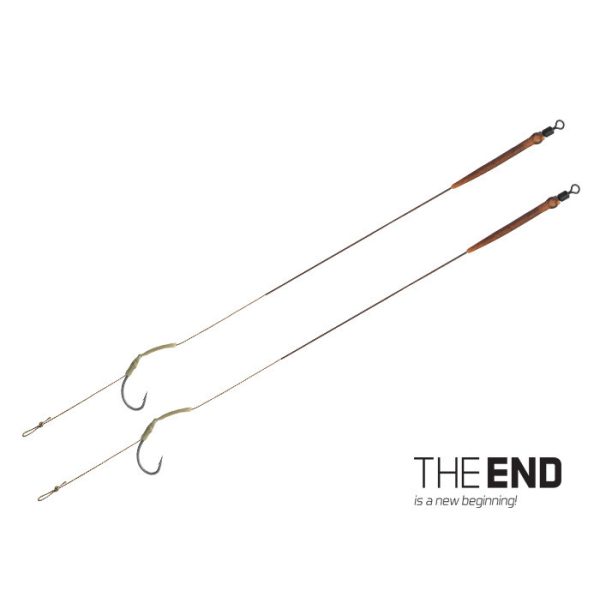Delphin THE END Skin rig Knoophaak 20cm/25lbs/#8