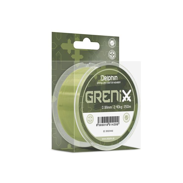 Delphin Grenix Groen 0,261mm 500m Monofil Hoofdlijn
