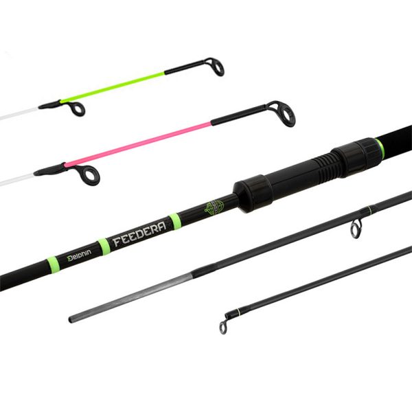 Delphin Feedera Hengeltop Set S+H 2st