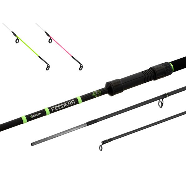 Delphin Feedera Hengeltop Set S+H 2st