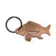 Delphin Carpener Flesopener Brons Sleutelhanger