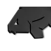 Delphin Carp 3D Sticker Zwart