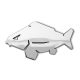 Delphin Carp 3D Sticker Chroom