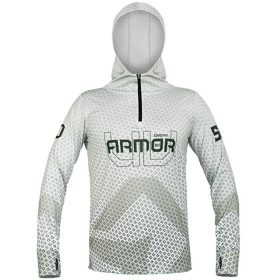 Delphin UV Armor 50+ Olive Hooded Longsleeve T-shirt XL