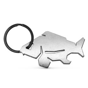 Delphin Carpener Flesopener Zilver Sleutelhanger