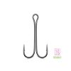 Delphin B! Double 3/0 Oog, Weerhaak Dubbele Haak 8st