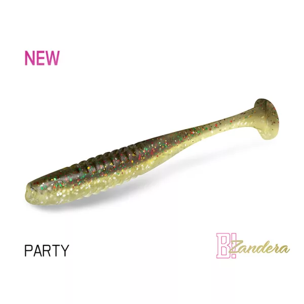 Delphin Zandera UVs Party 10cm Kunststof Aas 5st