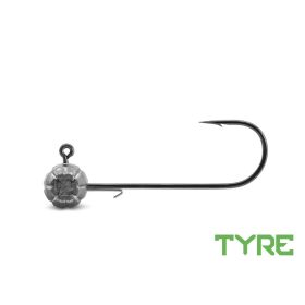 Delphin Tyre 50gr 10/0 Jigkop met Grubhouder 5st.