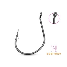   Delphin B! D-Shot Wacky 2 Füles, Szakállas Dropshot Haak 8st