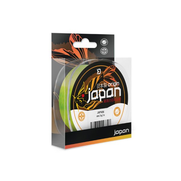 Delphin Japan Origin 0,203mm 200m Fluo Geel Monofilament Hoofdlijn