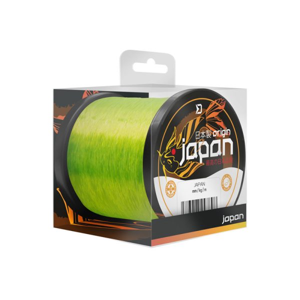 Delphin Japan Origin 0,369mm 300m Fluo Geel Monofilament Hoofdlijn