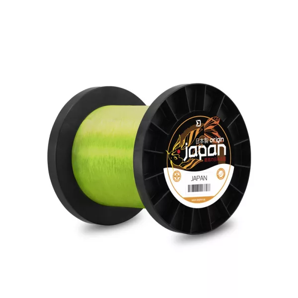 Delphin Japan Origin 0,261mm 1200m Fluo Gele Monofil Hoofdlijn