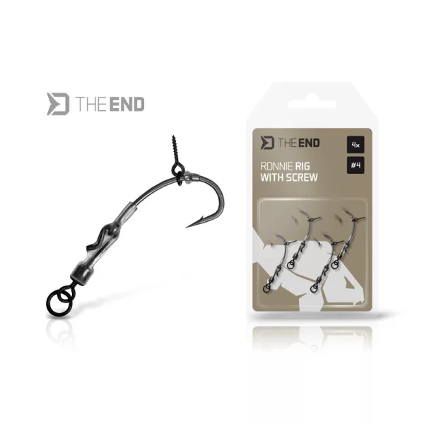 Delphin The End Ronnie Rig met Aasschroef 4 4st