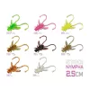 Delphin B! Stinx Nympha Frogs 2,5cm Kunstaas 20st