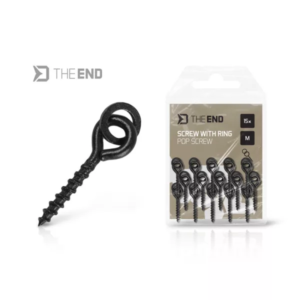 Delphin The End Pop Screw Schroef met ring S 15st