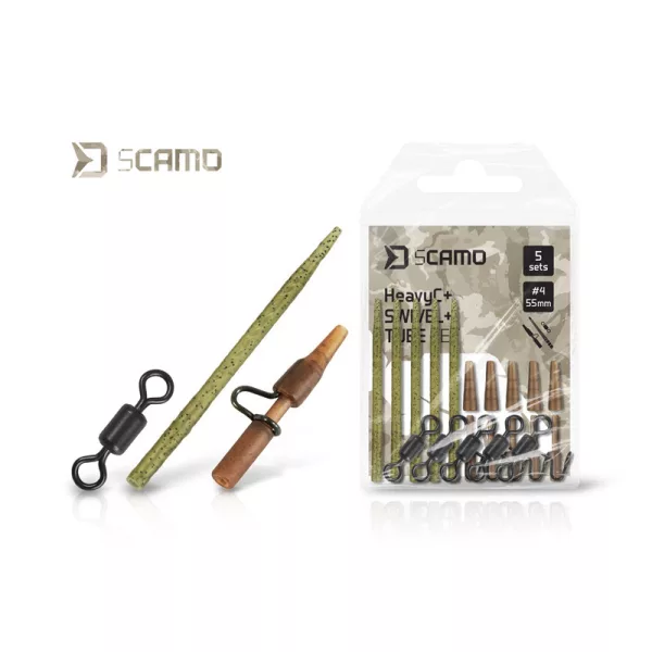 Delphin sCamo HeavyC + Swivel + Tube Set 5 stuks