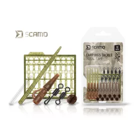 Delphin sCamo Total Carp Karper Onderlijn Set 10 stuks