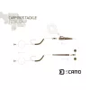Delphin sCamo Total Carp Karper Onderlijn Set 10 stuks