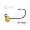 Delphin T-Area BL Tungsten Jig 4mm 0,6gr 6 Gouden Micro Jig Kop 5st