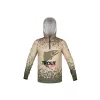 Delphin UV Armor 50+ Trout Kapucnis Hosszúujjú Póló 2XL
