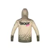 Delphin UV Armor 50+ Trout Kapucnis Hosszúujjú Póló 2XL