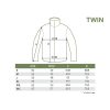 Delphin Twin Zip Fleece Kabát S