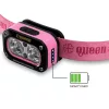 Delphin Queen Fejlámpa 1200mAh