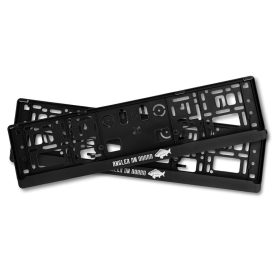 Delphin Visser Aan Boord 3D Kentekenplaathouder 2 stuks