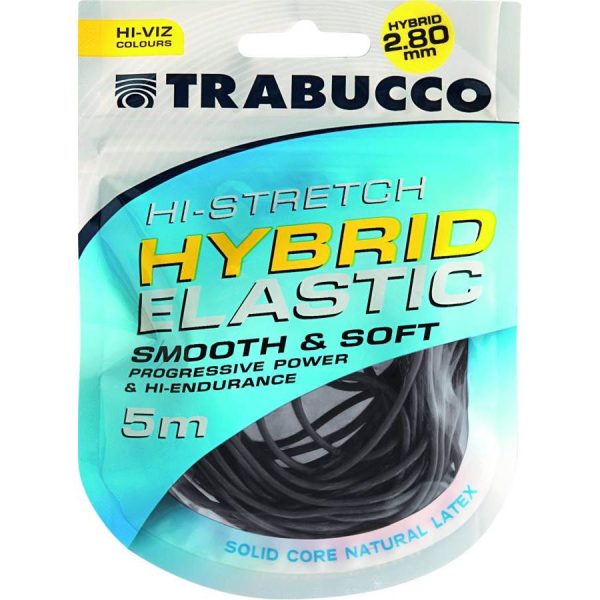 Trabucco HI-Stretch Hybrid Elastic 2,8mm Vaste Stok Hybride Elastiek 5m