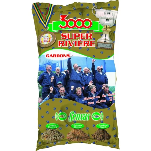 Sensas 3000 Super Rivier Voorn Grondvoer 1kg