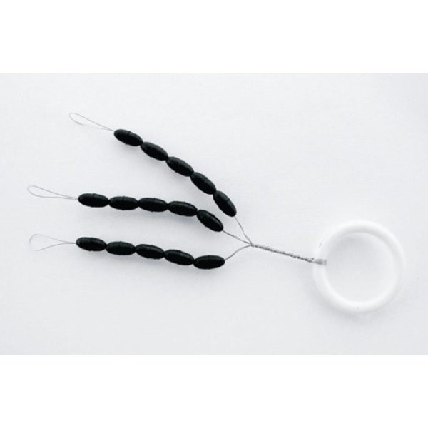 Trabucco Fl.Stop Zwart S Rubberen Stopper