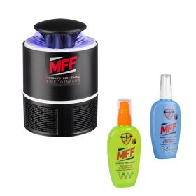   MFF Air Tornado Muggenverdelger Lamp + 2 stuks MFF Muggenwerende Spray