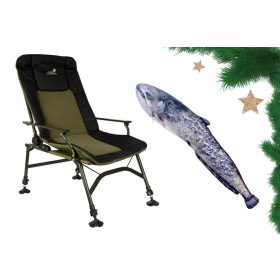   Karácsonyi President Szék ajándék 115cm-es Harcsapárnával