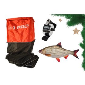  Karácsonyi Profi Haltartó Szett Ajándék 64cm-es Bodorkapárnával