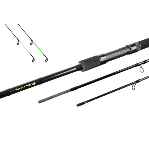 Delphin SYMBOL FEED + 2 toppen 360cm/120g Feeder hengel