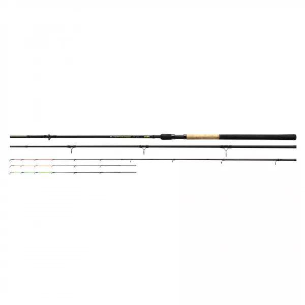 Stég Zwarte Method Feeder 390XH 50-150gr 3+3-delige Feeder hengel